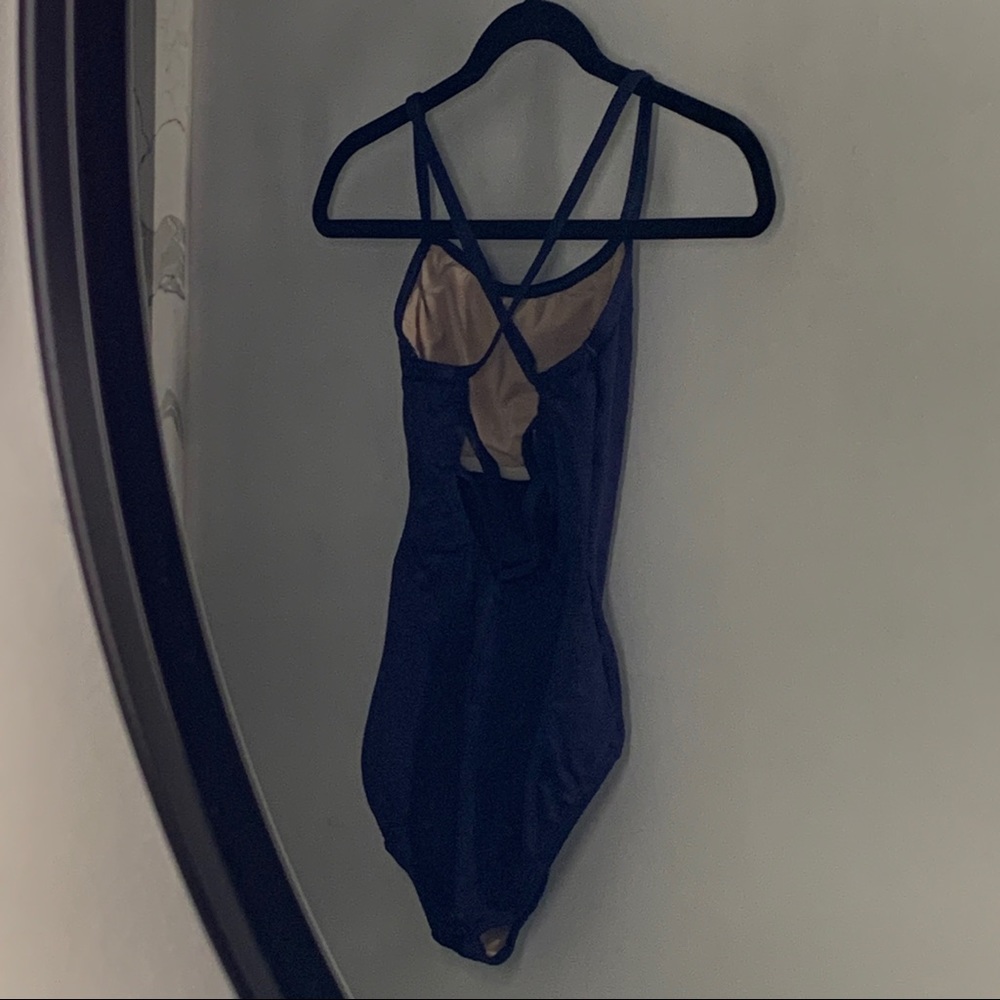 Motionwear Small Adult Cross Back Cami Leotard - Picture 2 of 6